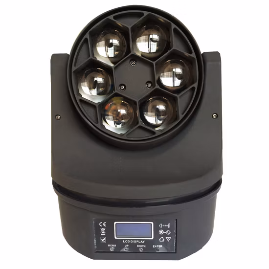 6X15W 4in1 RGBW Mini Bee Eye Moving Head Beam Stage Ligthing для вечеринок DJ KTV в ночных клубах